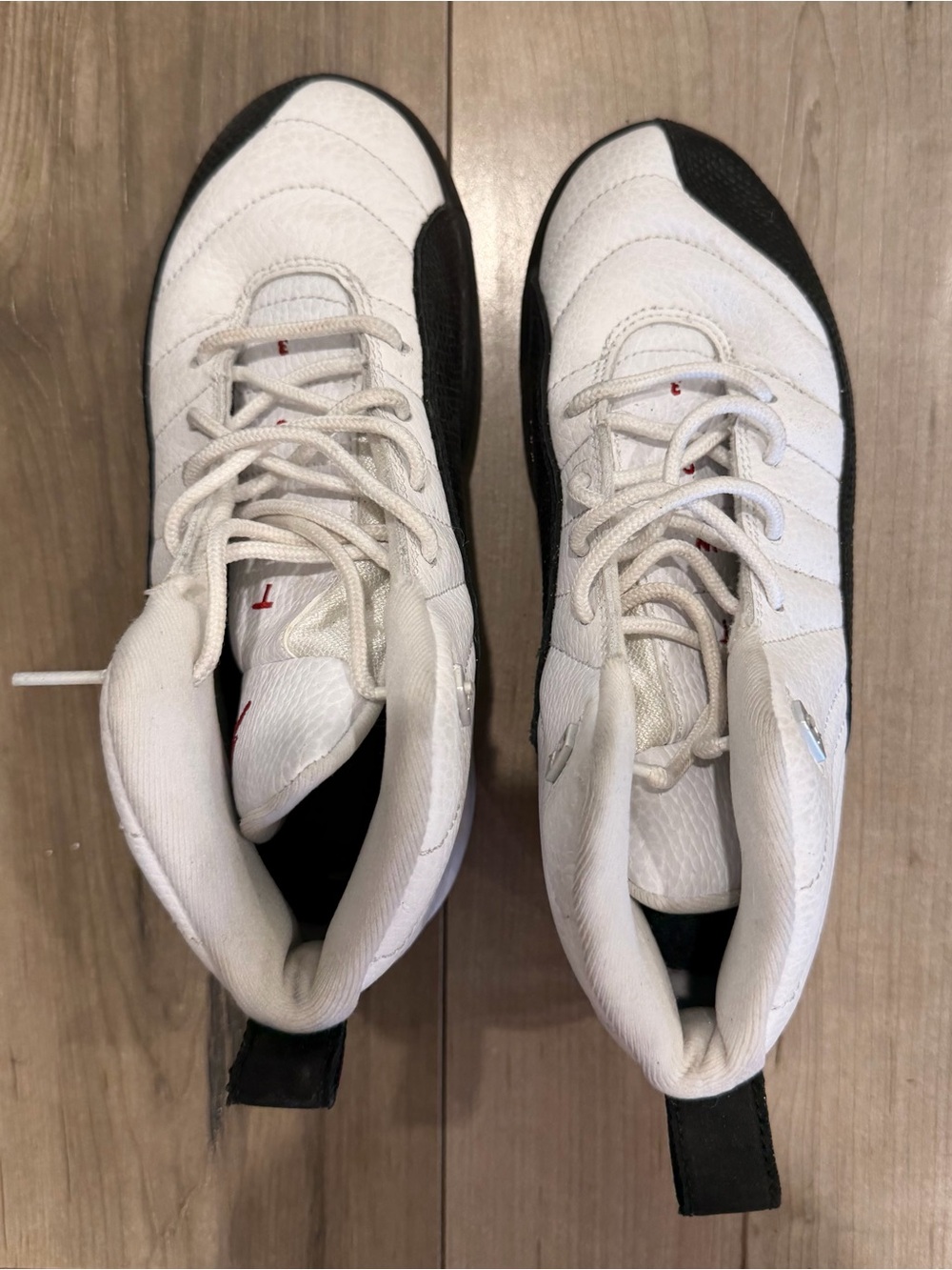 Nike Kids White and Black High-Top Athletic Shoes - Picture 2 of 4